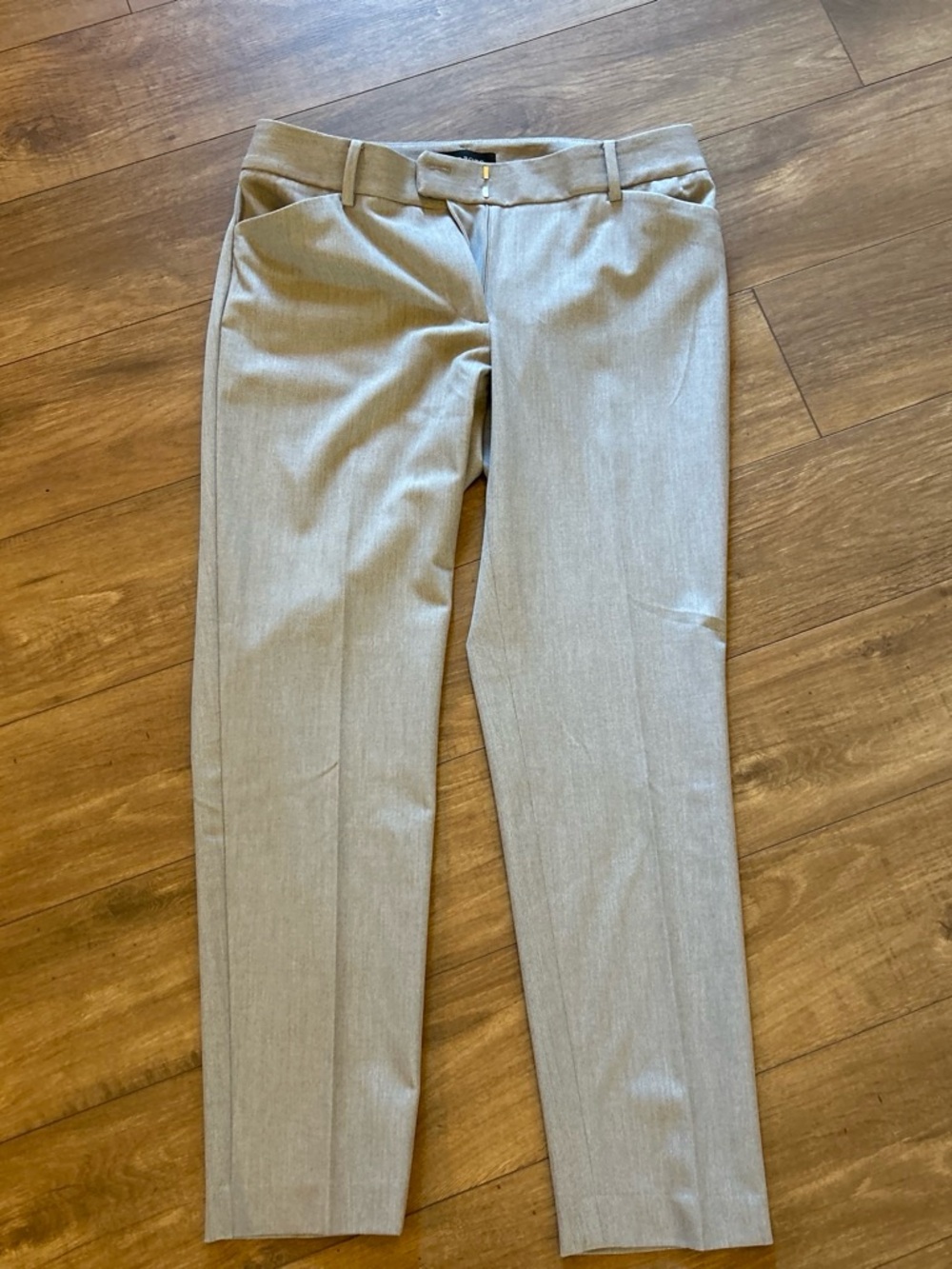 Talbots Women's Light Gray Slim Dress Pants